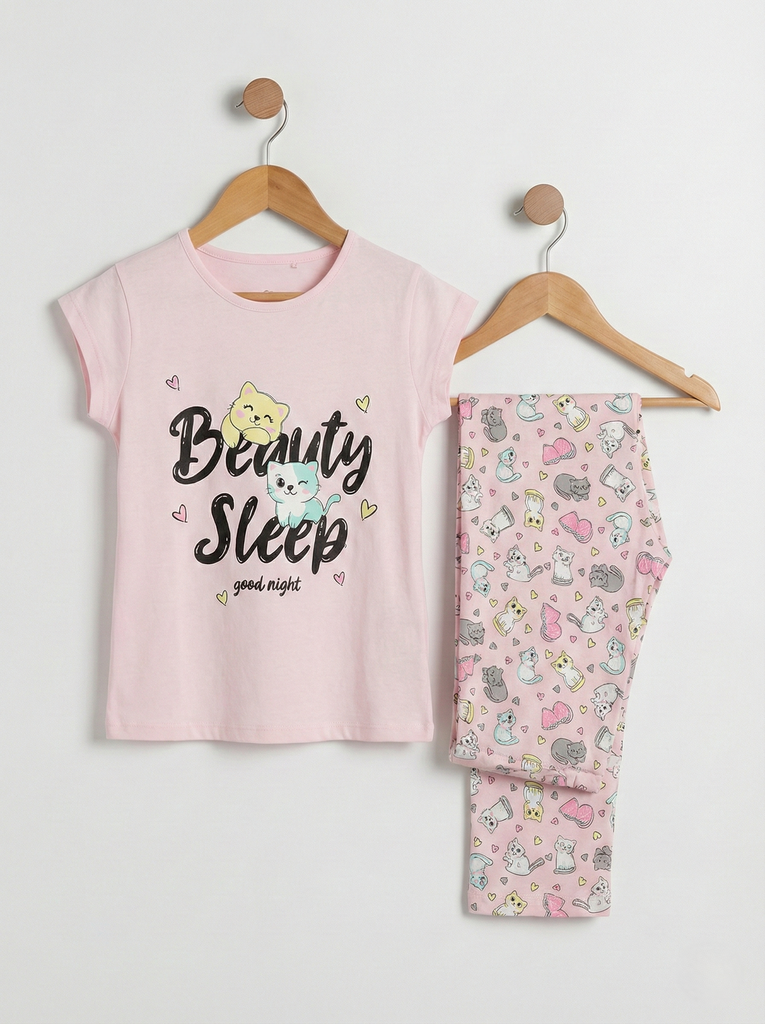 Beauty Sleep Pink Pajama (10-13Y)
