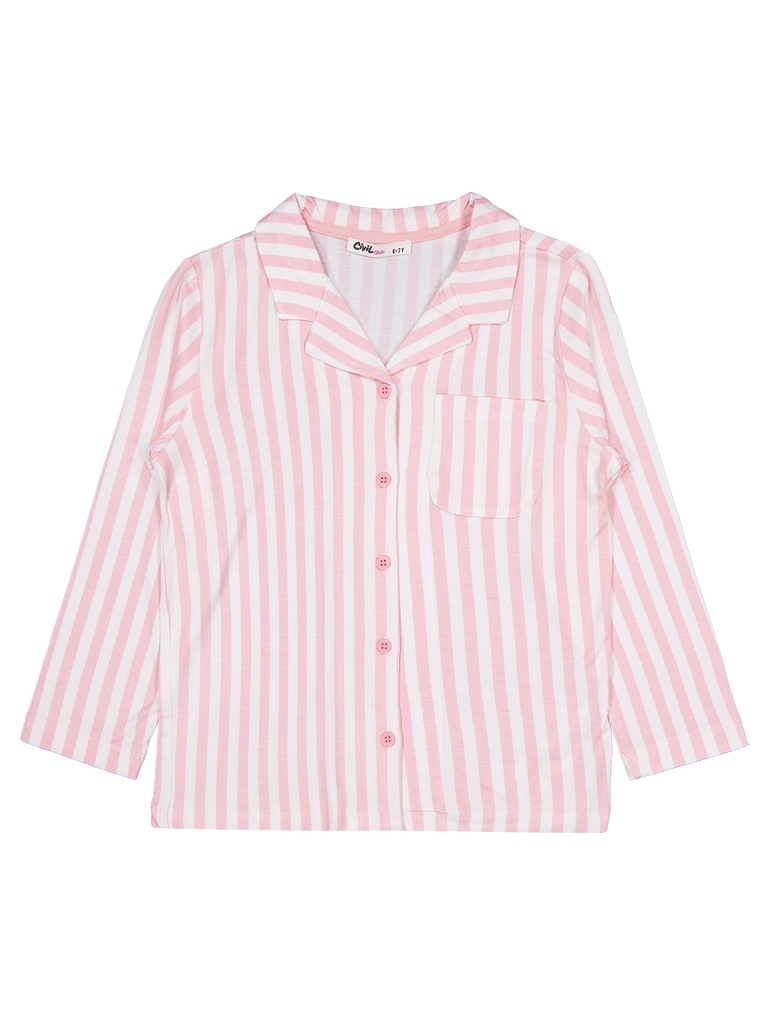 Pink Long Sleeve Pajama (6-10Y)