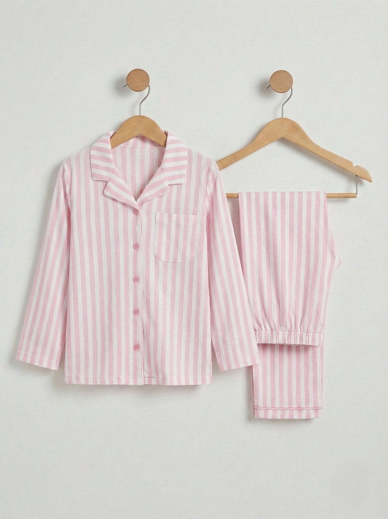 Pink Long Sleeve Pajama (6-10Y)