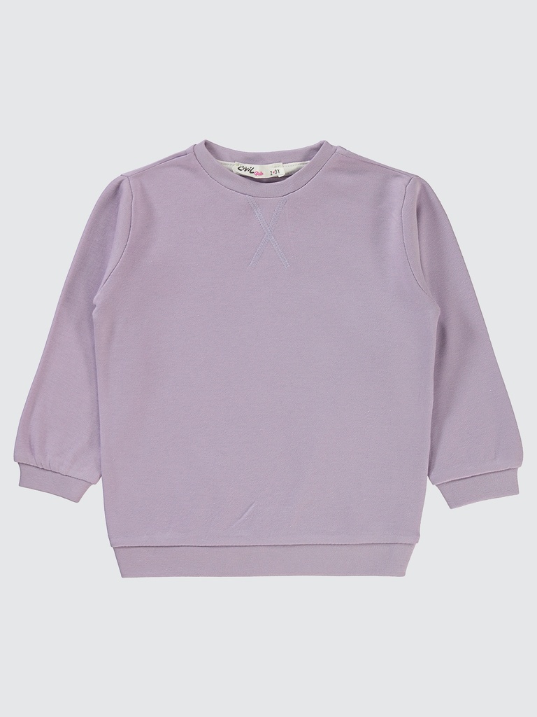 Purple Basic Sweatshirt (2-5Y) 