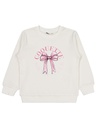  Bow White sweatshirt (2-5Y)
