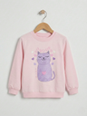 Cat Pink sweatshirt (2-5Y)