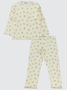 Beige Floral Pajama (10-13Y)