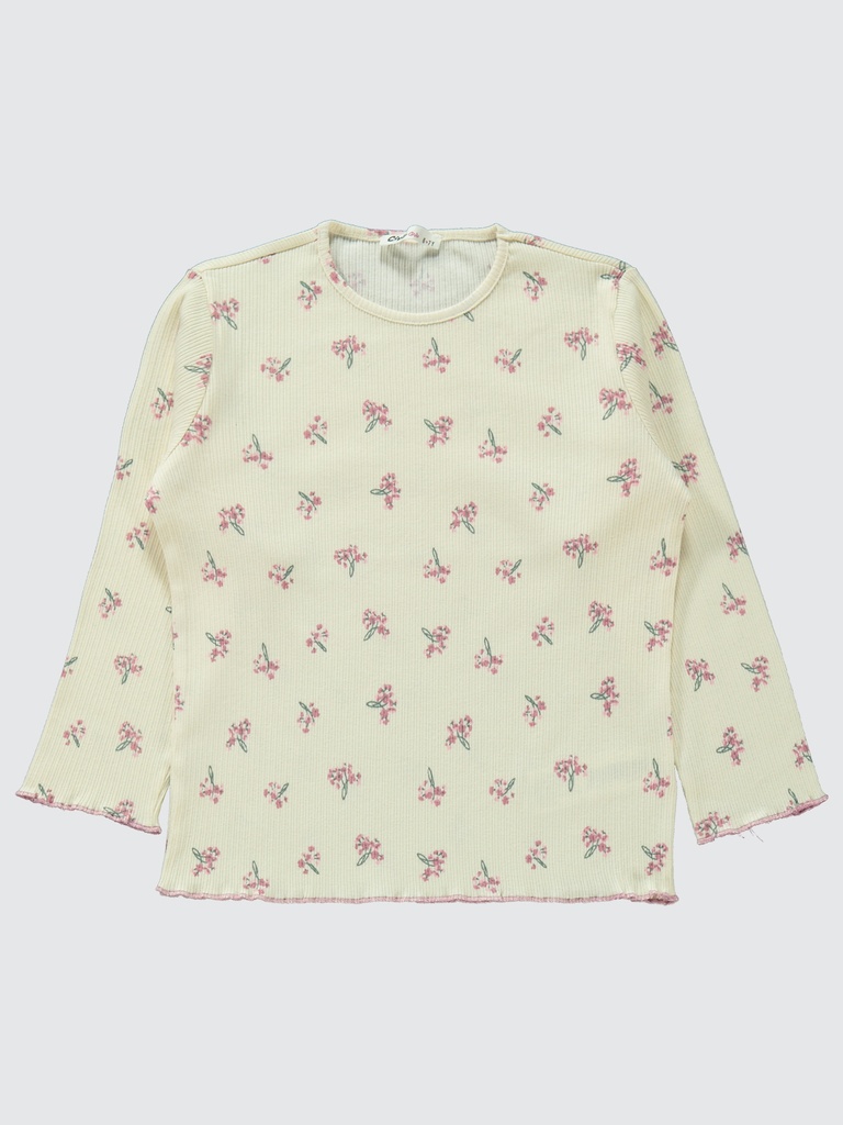 Beige Floral Pajama (10-13Y)