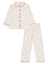 Off-white hearts Pajama (6-9Y)