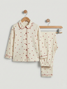 Off-white hearts Pajama (6-9Y)
