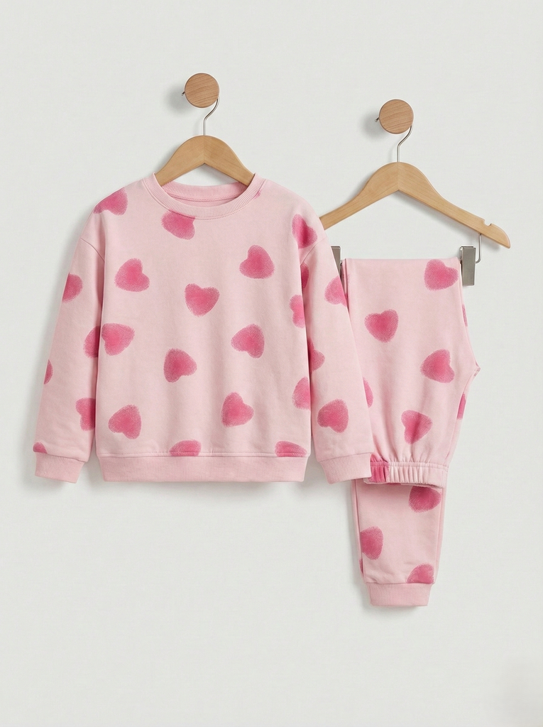 Pink Hearts Tracksuit (2-5Y) 