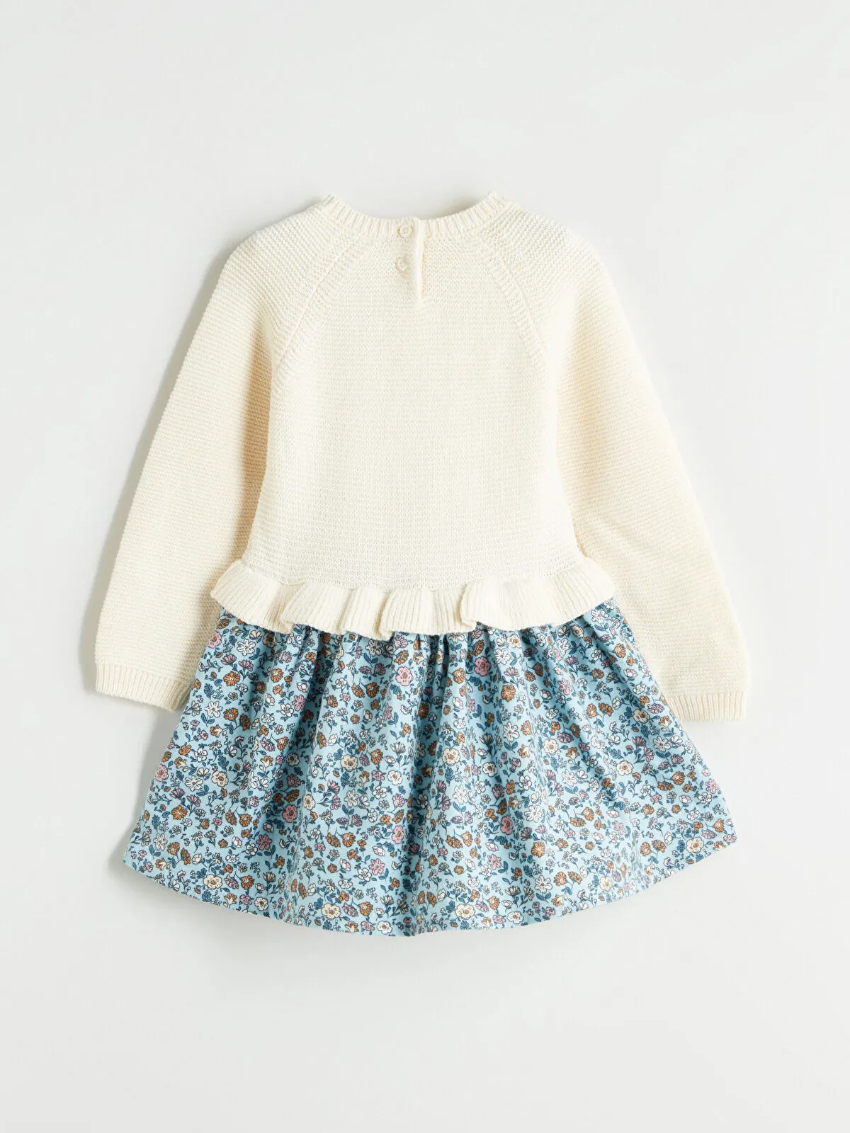 Kids Off-White Crew Neck Girls' Knitted Dress