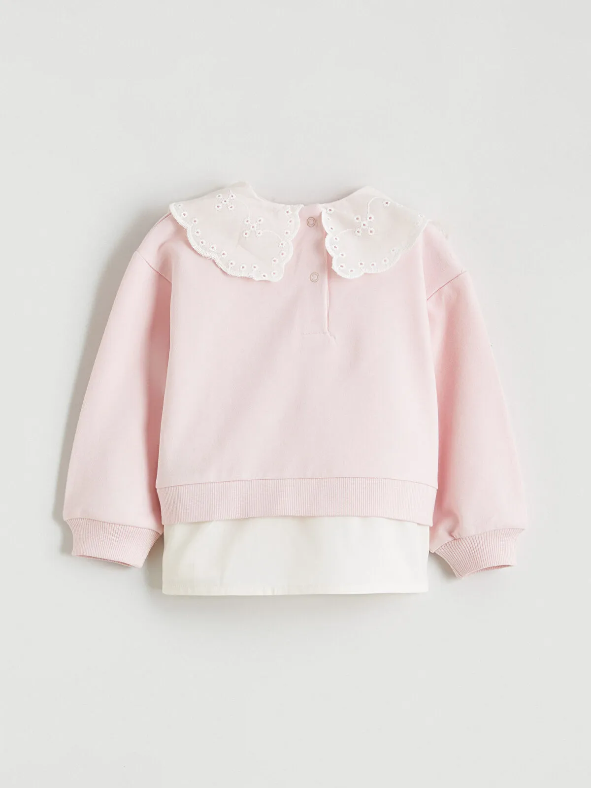 Peter Pan Collar Girl's Sweatshirt and Leggings