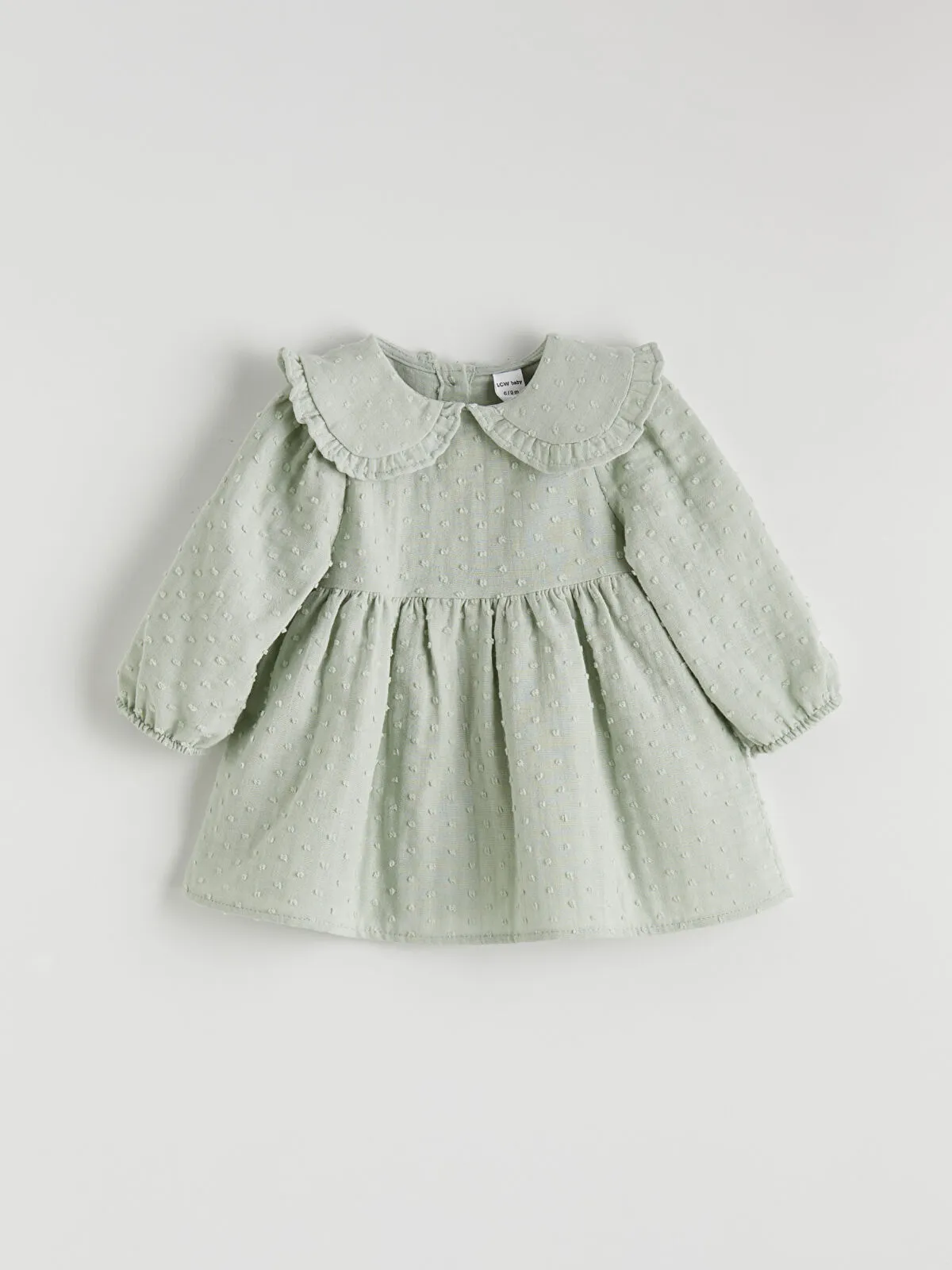 Green Peter Pan Collar Girl's Dress