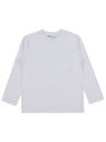 White Basic Long Sleeve T-shirt 