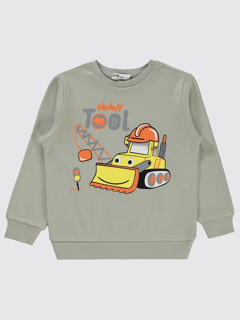 Grey Cotton Sweatshirt (2-5 years)