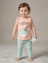 Salmon Sleeveless Top ( 6-24 months)