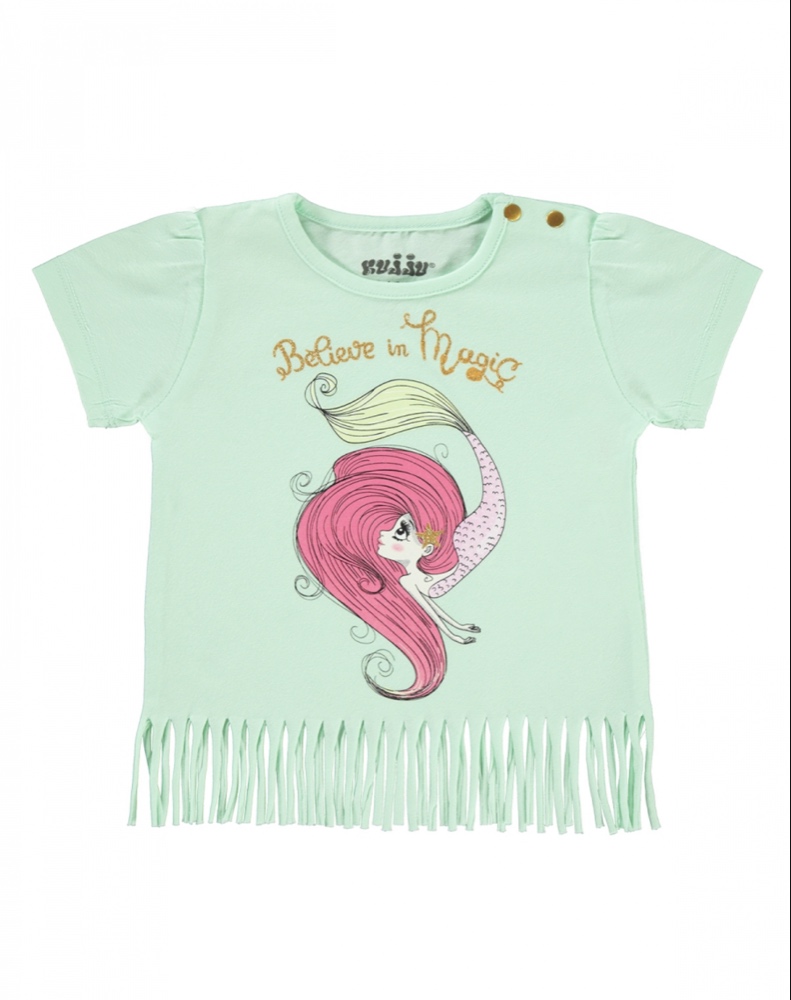 Mermaid Green Skirt Set