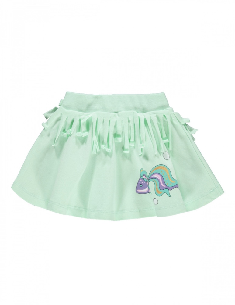 Mermaid Green Skirt Set