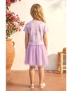 Bow girl Purple Dress