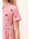 Pink Hearts Tutu Dress 