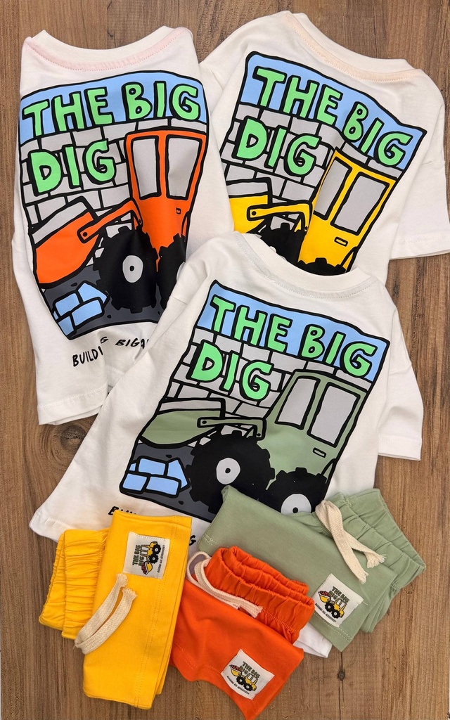 Yellow Tractor Boy Set