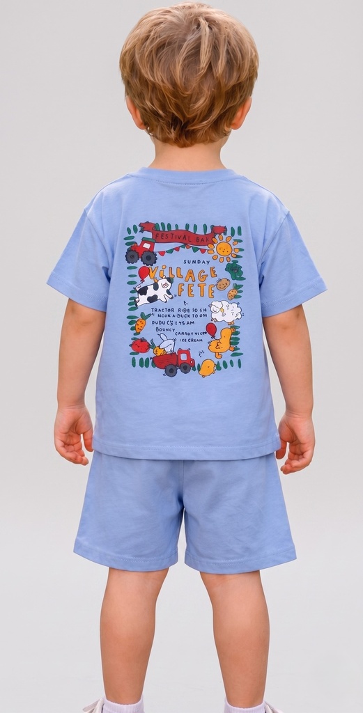 Blue Village Fete Boy Set