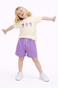 Purple Floral Muslin Set