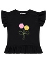 Black Flowers Set