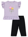 Purple Flowers Set