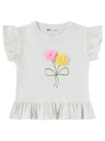 white and pink Flowers Set