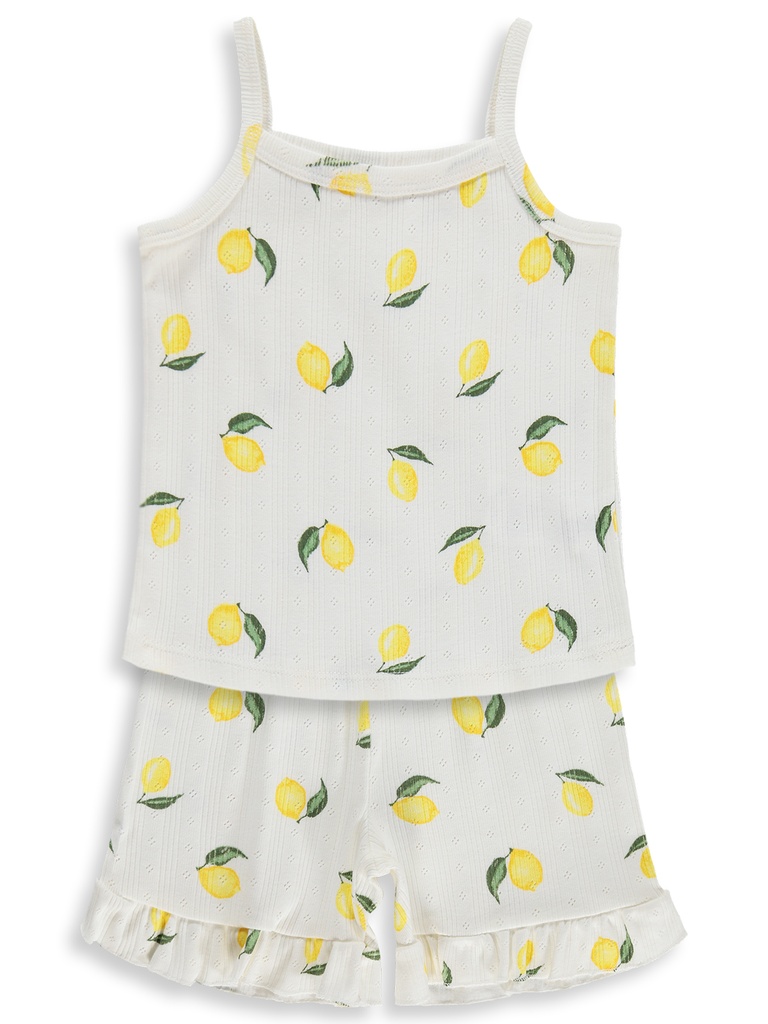 Lemons Sleeveless Pajama (6-10 years)