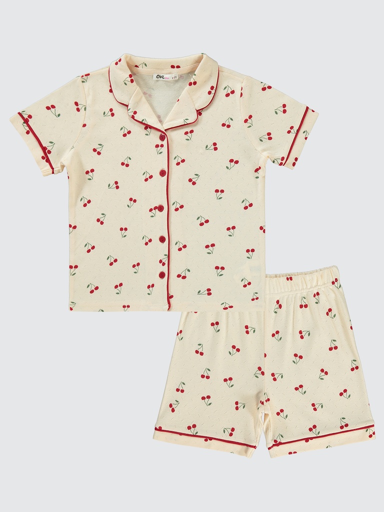 Cherries Short Pajama (10-14 years)