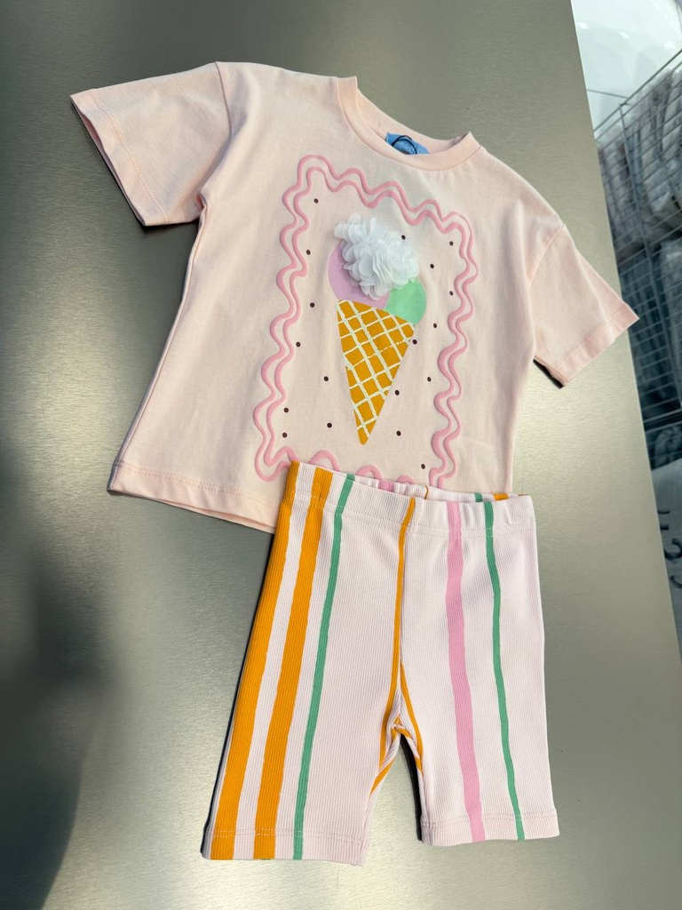 Ice cream pink set