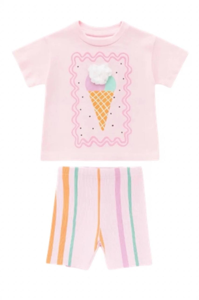 Ice cream pink set