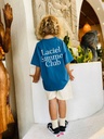 La'ciel Summer club Set- Blue Top & beige short