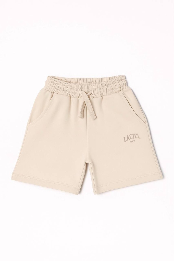 La'ciel Summer club Set- Blue Top & beige short
