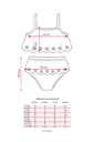 Girls' Embroidered Bikini Set, (Ages 7-8/11-12)