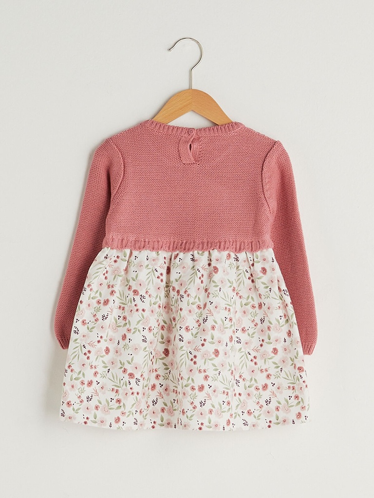 Knitwear Floral Dress