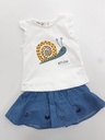 Baby Girl Denim Skirt Set