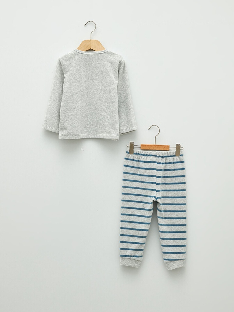 Velvet Grey Boy Pajama