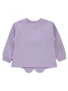 Fleece Inside - Purple Penguin sweatshirt