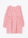 Pink Hears Long sleeve Dress