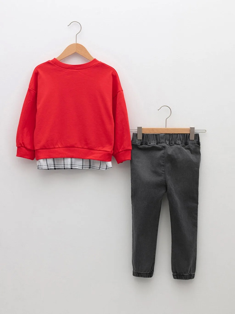 Red & Grey Boy Set