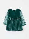 Green Velvet Dress