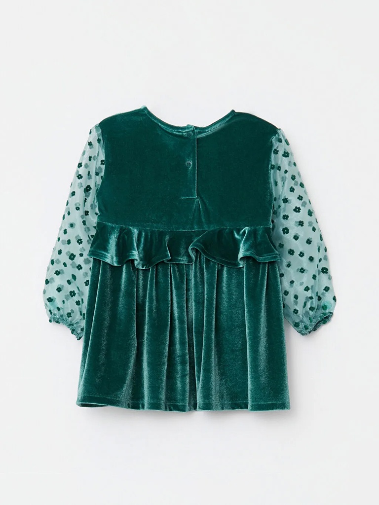 Green Velvet Dress