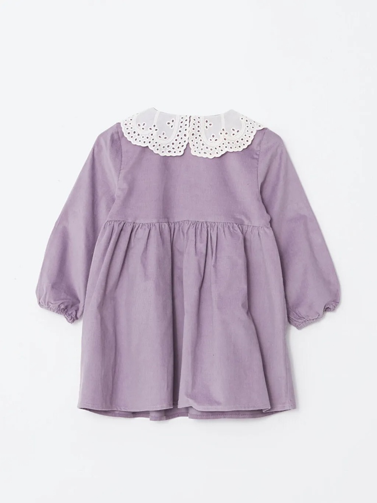 Lilac Velvet Dress