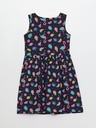 Navy Blue Summer Cotton Dress