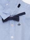 Blue Shirt & Bow tie - Long Sleeve