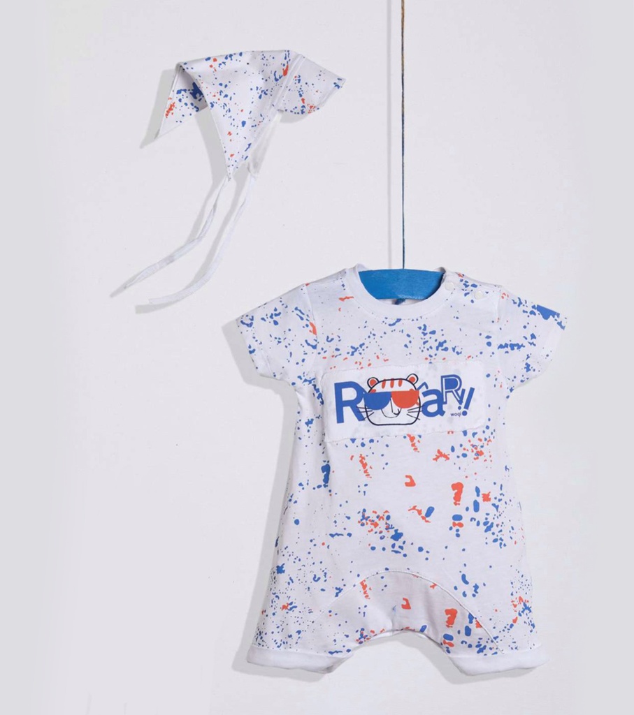 Roar Romper & Cap (12-18 months)