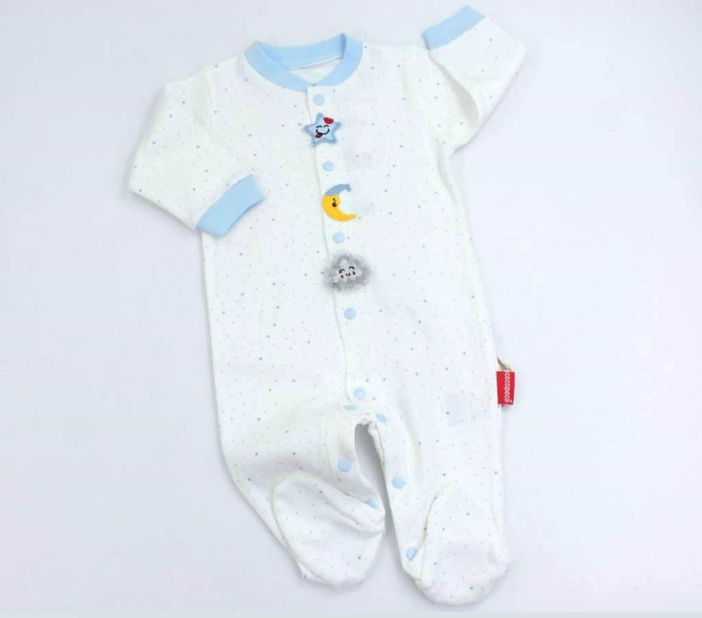 Blue Cotton Overall (0 months)