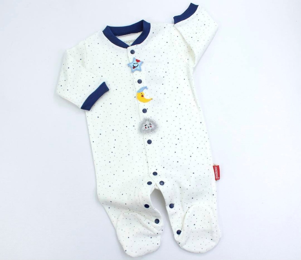 Navy Blue Cotton Overall