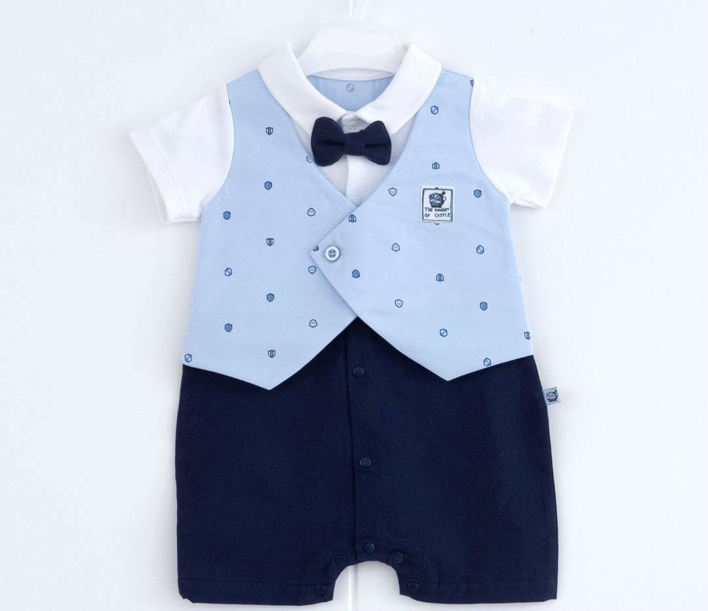 Boy Blue Romper (9-12 months)