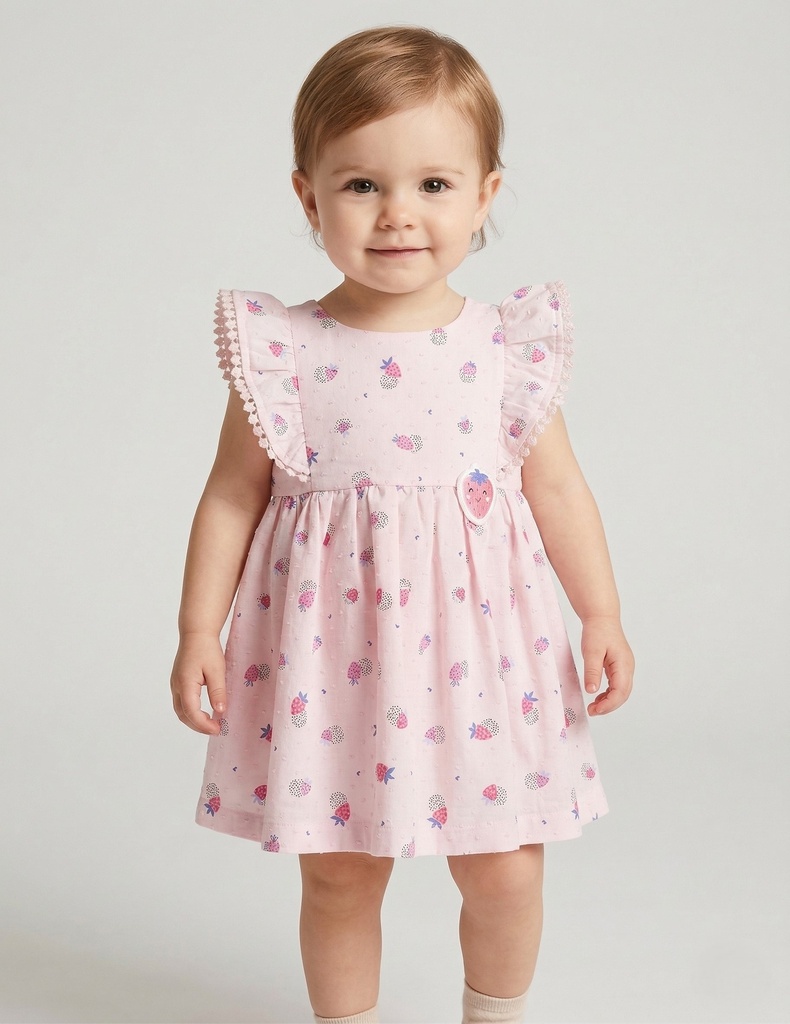 Strawberry Pink Dress (6-9 months)